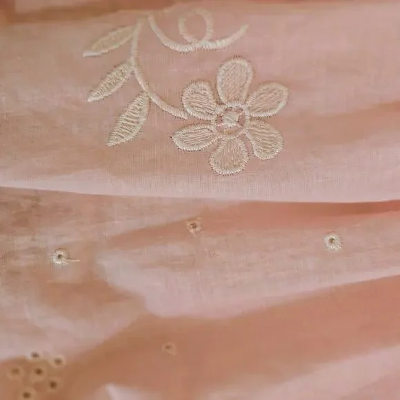 Antica Sartoria Off The Shoulder Boho Pink hippie Maxi Dress one size small - Picture 8 of 16